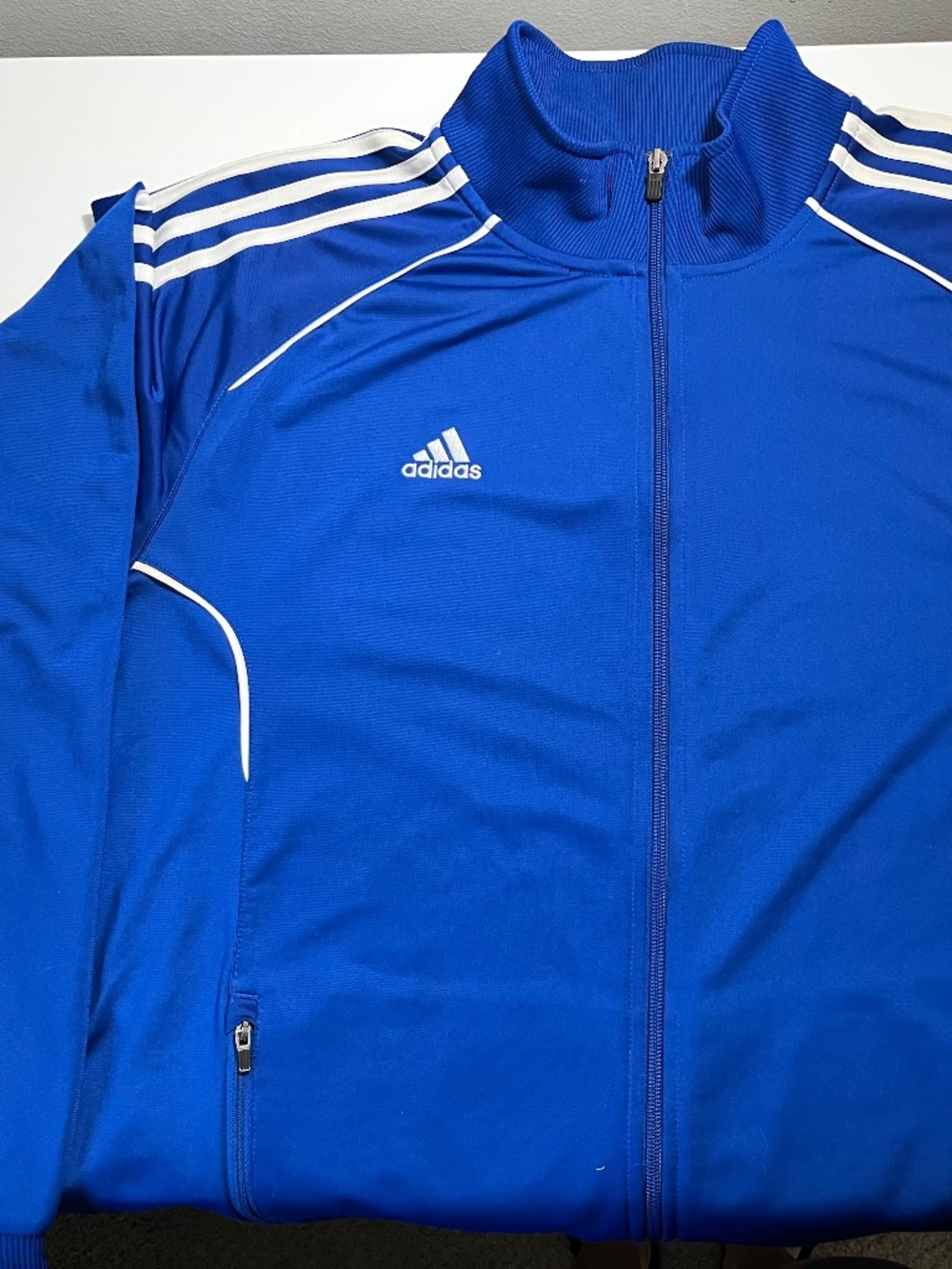 RETRO ADIDAS BLUE TRACKSUIT JACKET